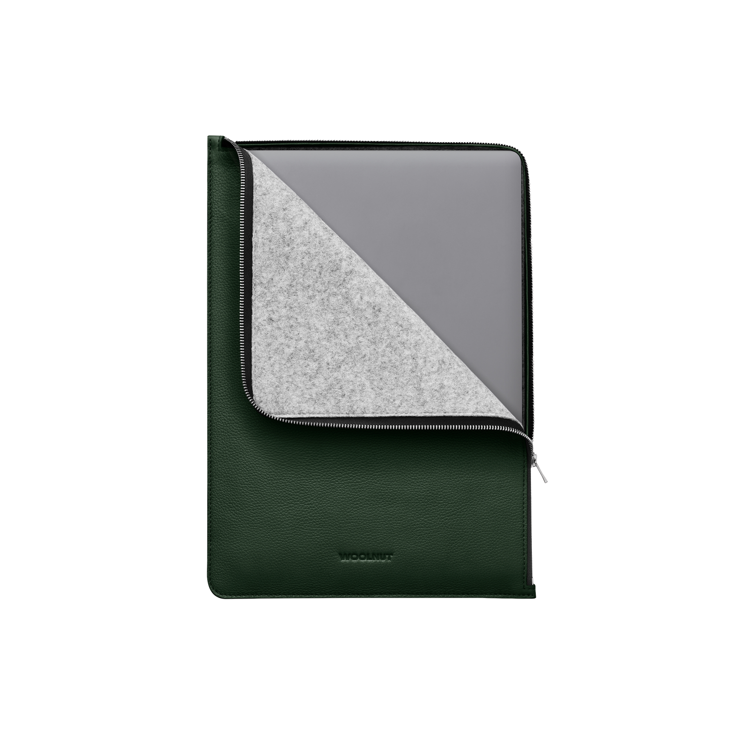 Woolnut Leather Folio for 15" MacBook - Green