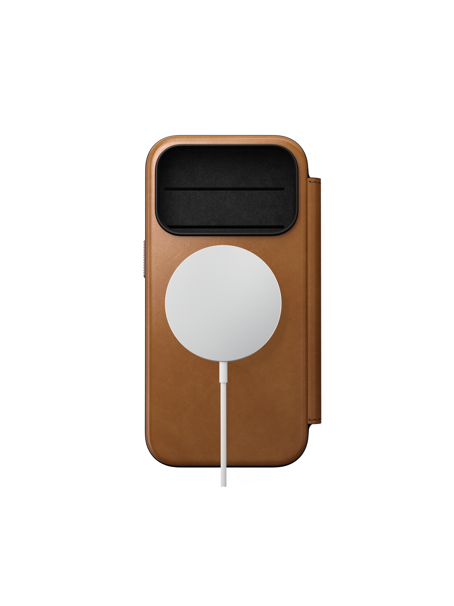 Nomad Modern Folio with Camino Leather for iPhone 18 Pro - English Tan