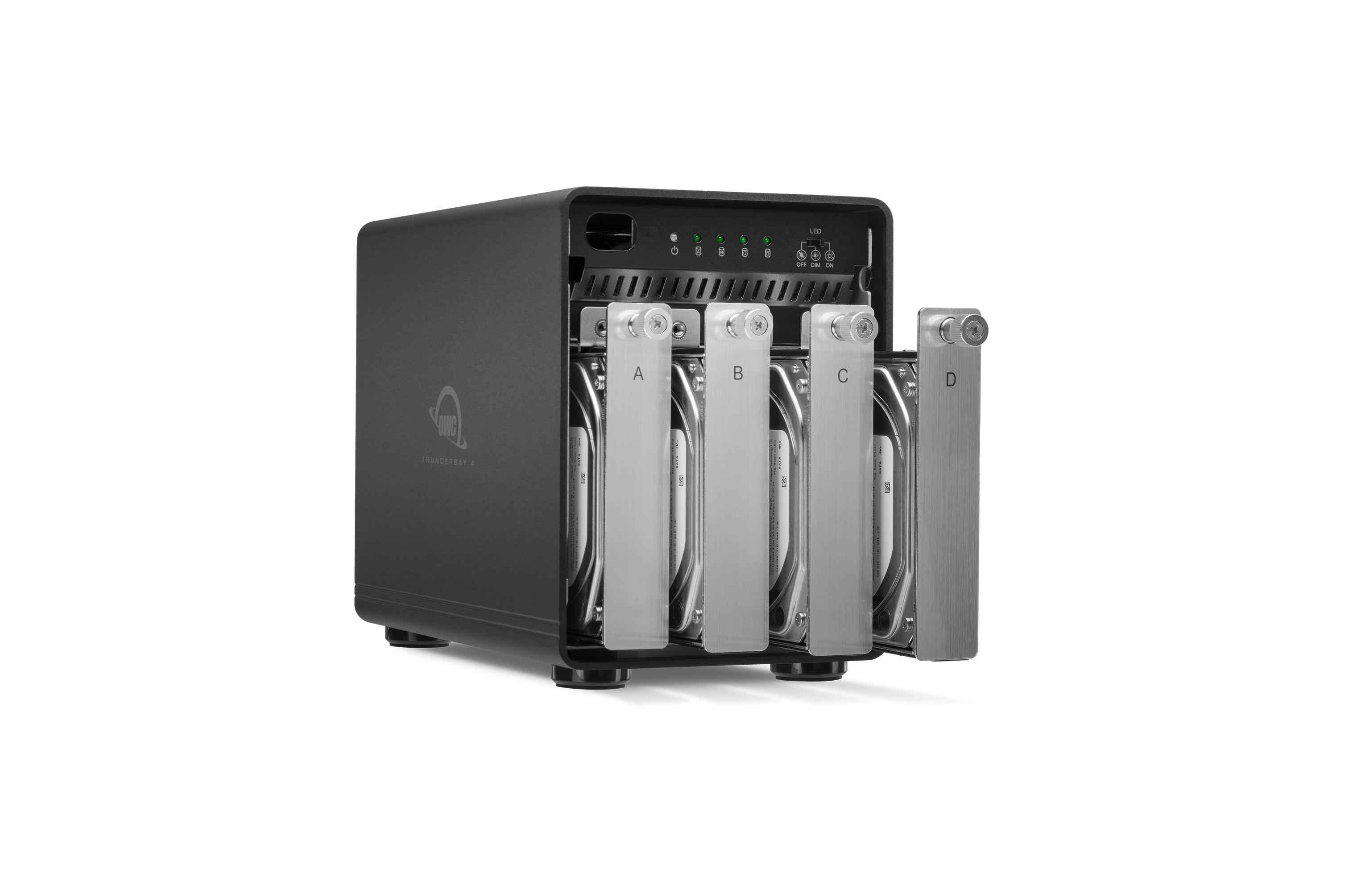 OWC 64TB Enterprise (4 x 16TB) OWC ThunderBay 4 External Storage with SoftRAID