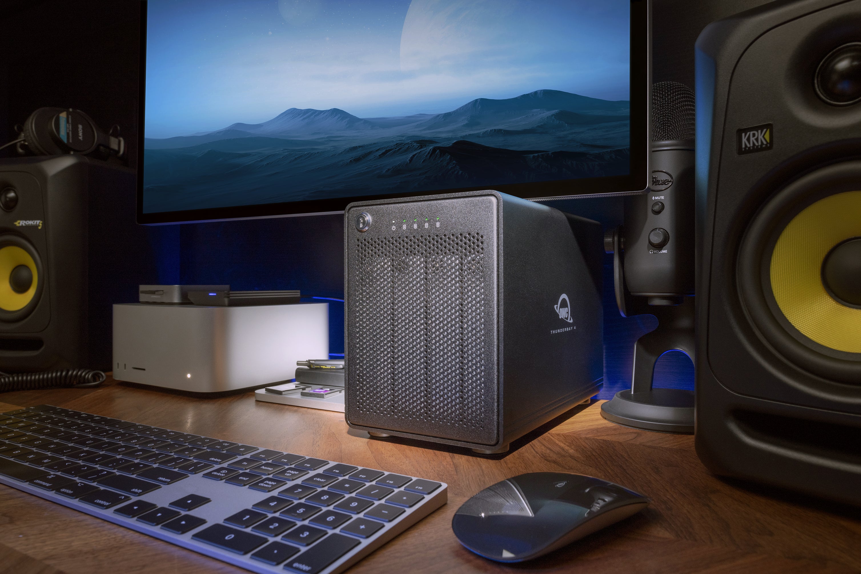 OWC 64TB Enterprise (4 x 16TB) OWC ThunderBay 4 External Storage with SoftRAID