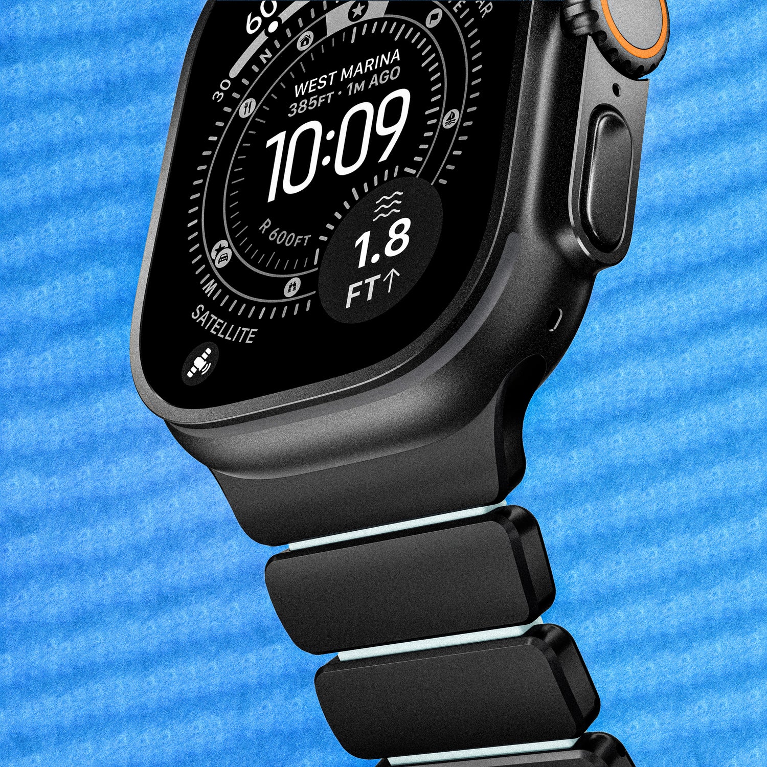 Nomad Stratos Band - Black/Icy Blue Glow