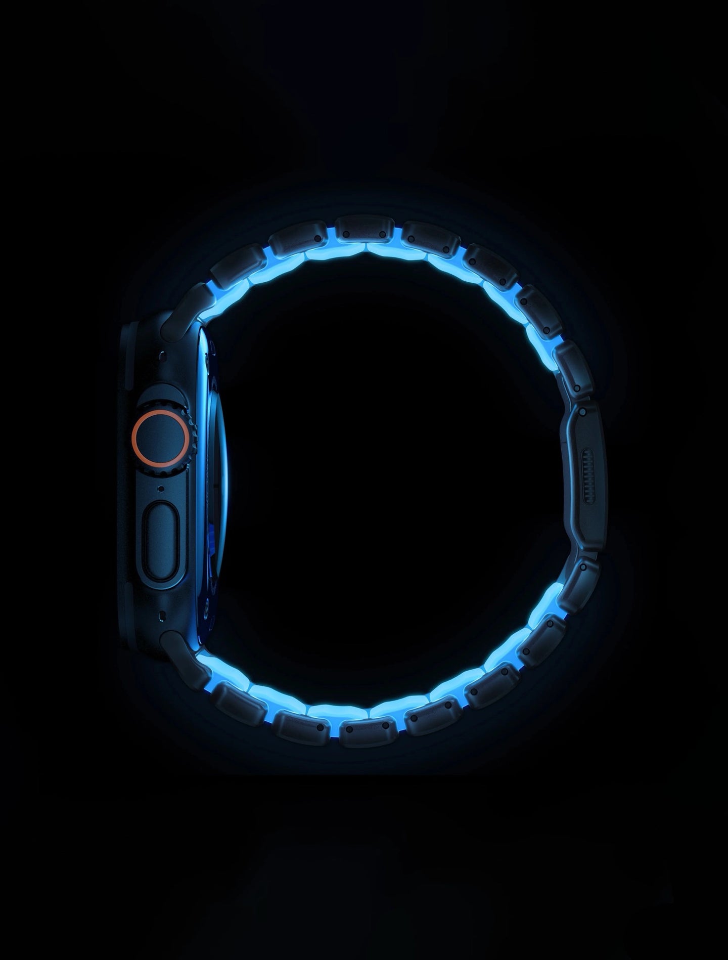 Stratos Band Icy Blue Glow
