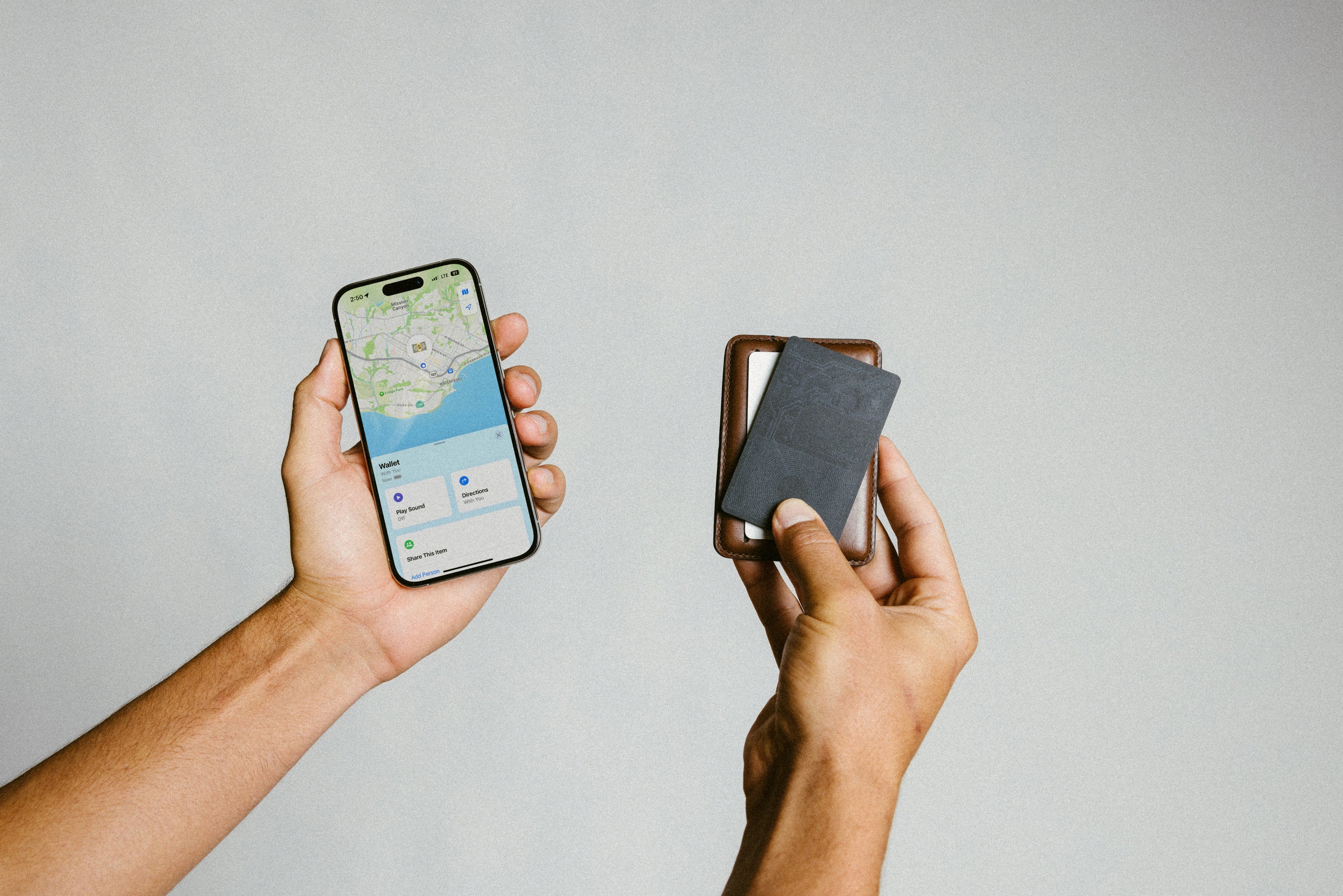 Nomad Tracking Card Air - Black - Apple (Find My)