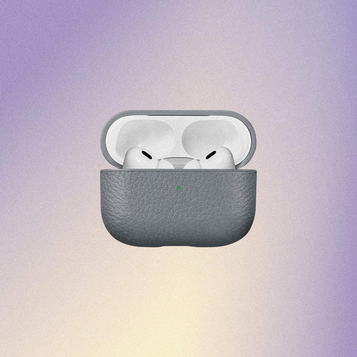 Woolnut Leather Case for AirPods Pro 2 - Grey