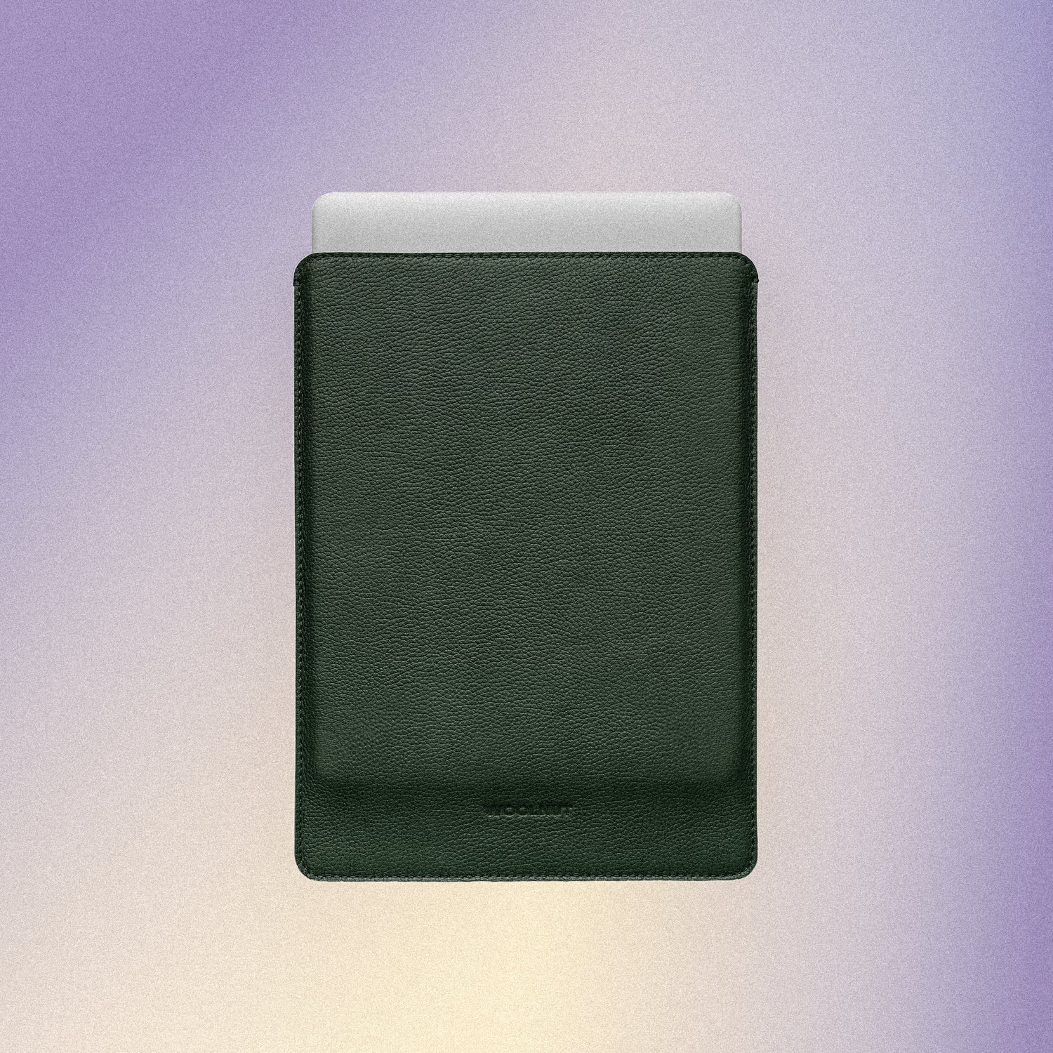 Woolnut Leather Sleeve for 14" MacBook Pro - Green