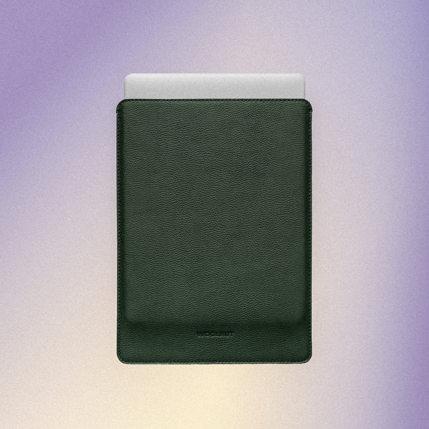 Woolnut Leather Sleeve for 15" MacBook Air - Green