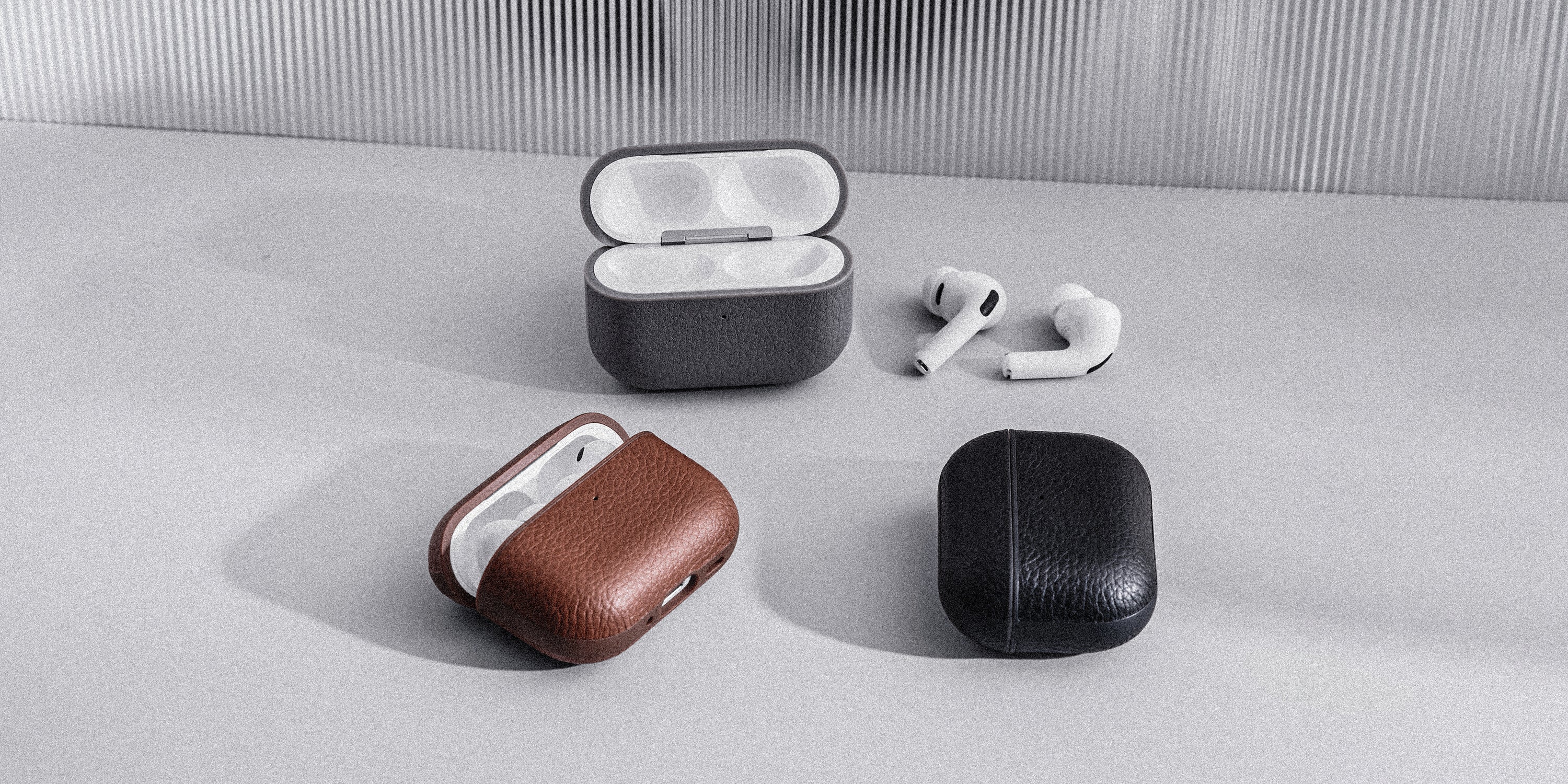 Woolnut Leather Case for AirPods Pro 3 - Cognac