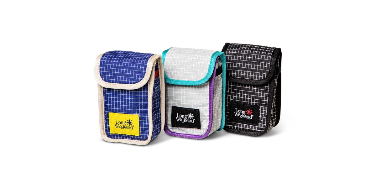 Long Weekend Camera Pouch - Creme Multi