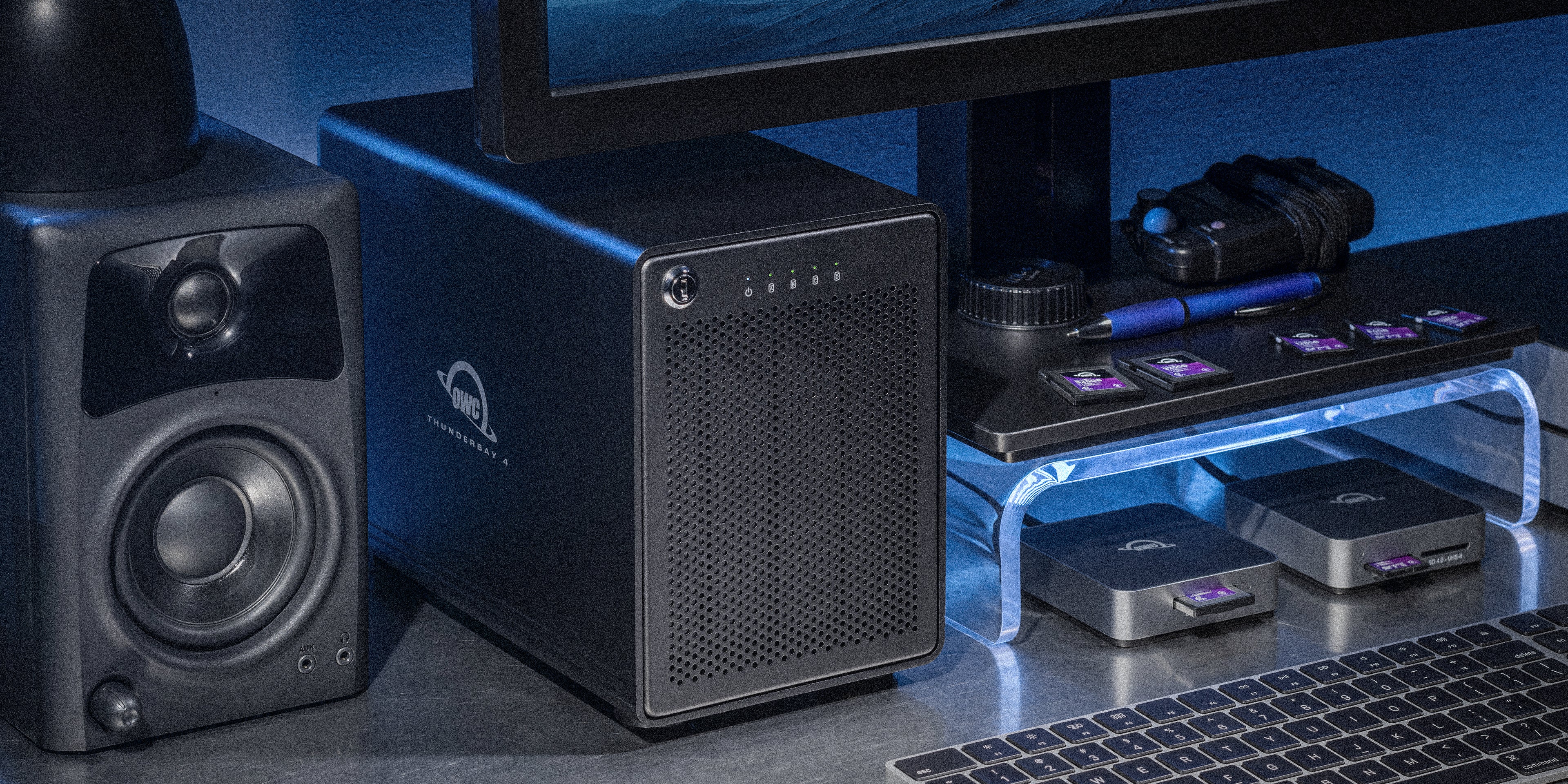 OWC 64TB Enterprise (4 x 16TB) OWC ThunderBay 4 External Storage with SoftRAID